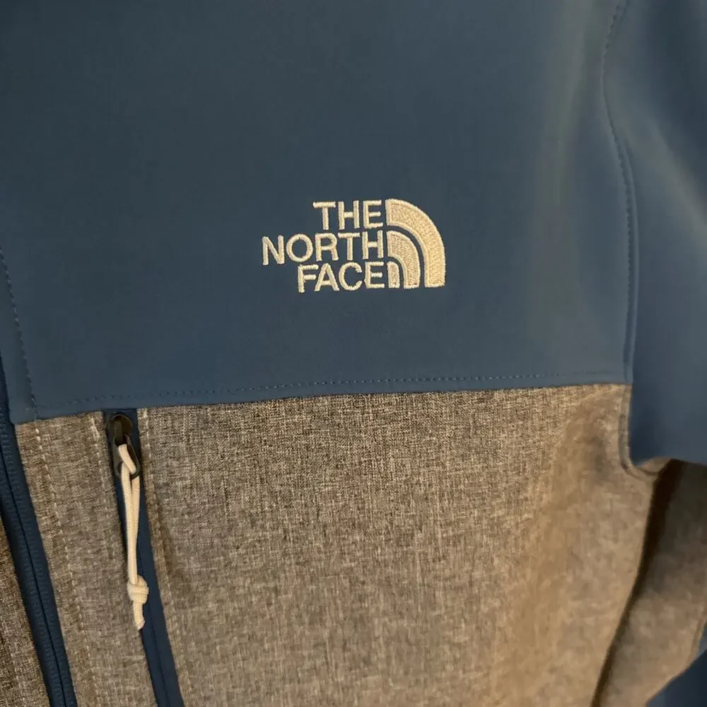 EUC North Face Apex Bionic Wind Wall Jacket Men's Medium Gray Blue